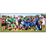 Touch rugby team competing in Geraldton