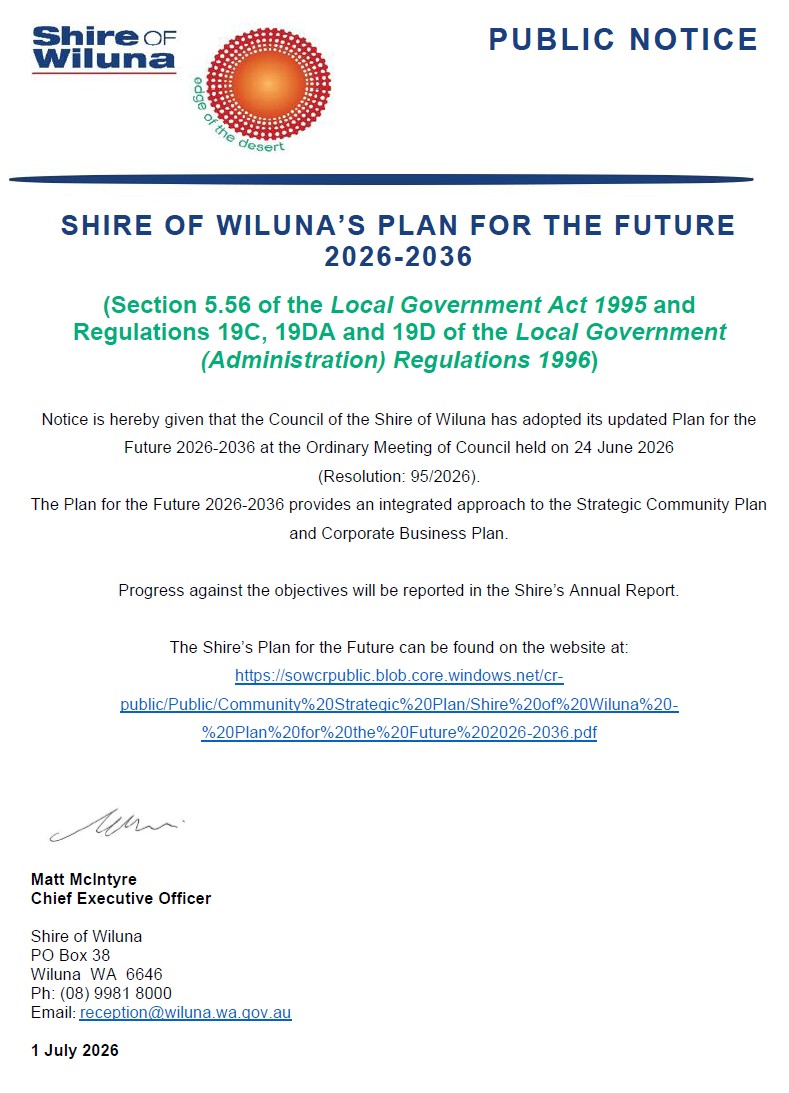 Council Adopts Updated Plan for the Future 2026-2036