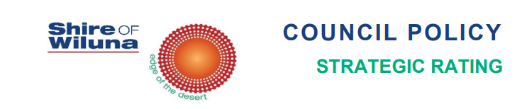 Council Policy - Strategic Rating